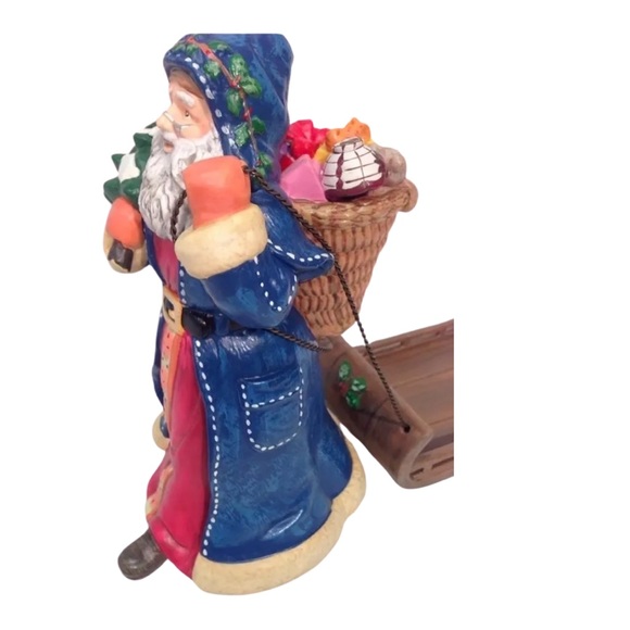 Party Lite Candle Holder Santa Sled P8571 Christmas - Picture 7 of 11